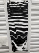 Nicki Minaj Striped Maxi Skirt Size Small Made in USA Casual Career Dressy