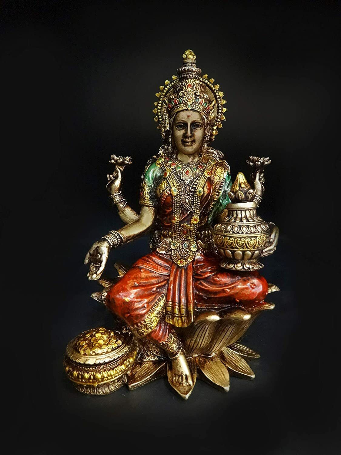 Hindu Goddess Lakshmi Laxmi Maa Mata Devi Idol Statue for Home ...