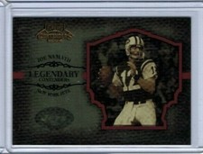 2004 Playoff Contenders Joe Namath Legendary Contenders Orange #'ed 0186/2000