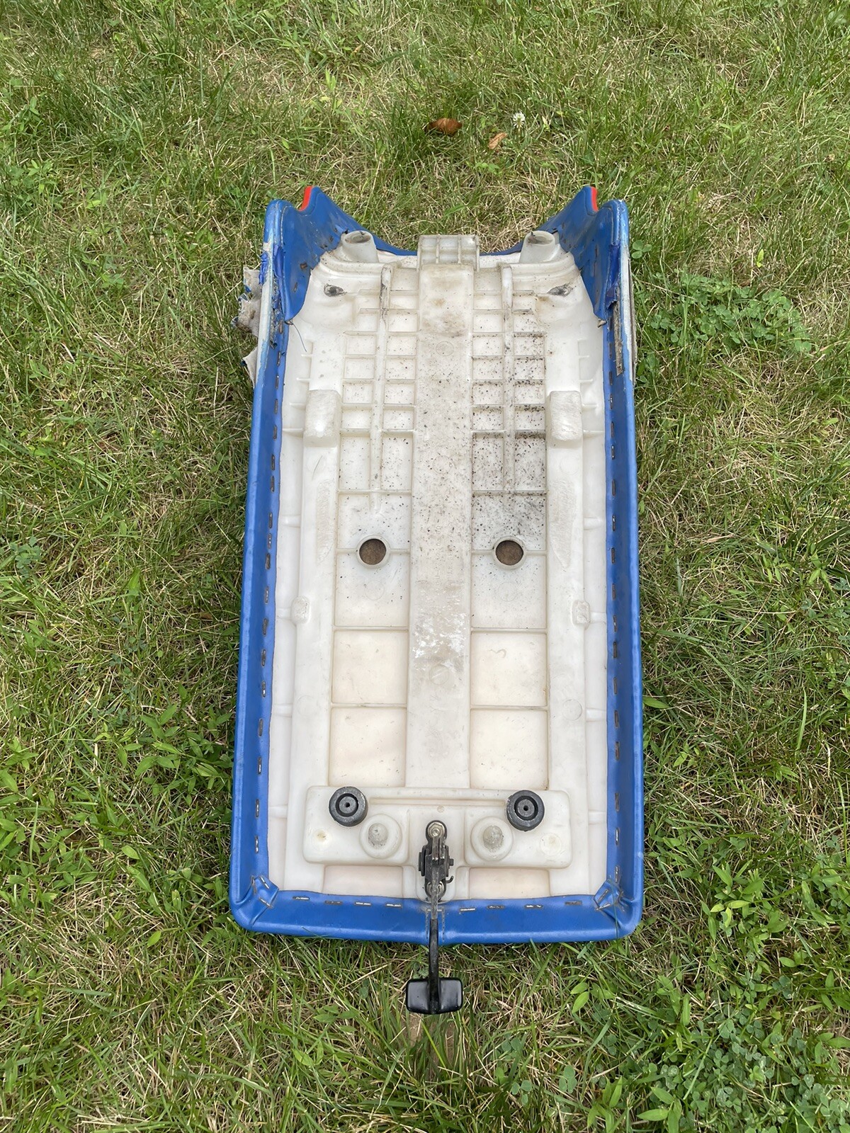 Yamaha Banshee Oem Cascade Seat Tank Grille Red White and Blue Combo