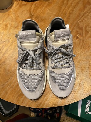 Size 11 - adidas Nite Jogger Grey Orange 2019