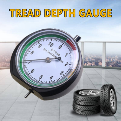 Car Auto Tire Tread Depth Gauge Metric Ruler Car Tyre Attrition Measuring Toollk