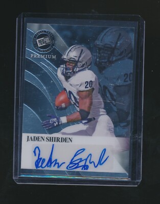 JADEN SHIRDEN 2024 LEAF PRESS PASS PREMIUM AUTO PARALLEL 33/49 #RA-JS1