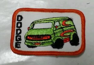 Vintage DODGE  patch  car  auto  racing   van   trucker