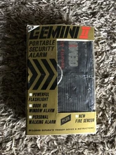 Vintage Gemini 2 Portable Security Alarm Gemini II Burglar or Personal Untested