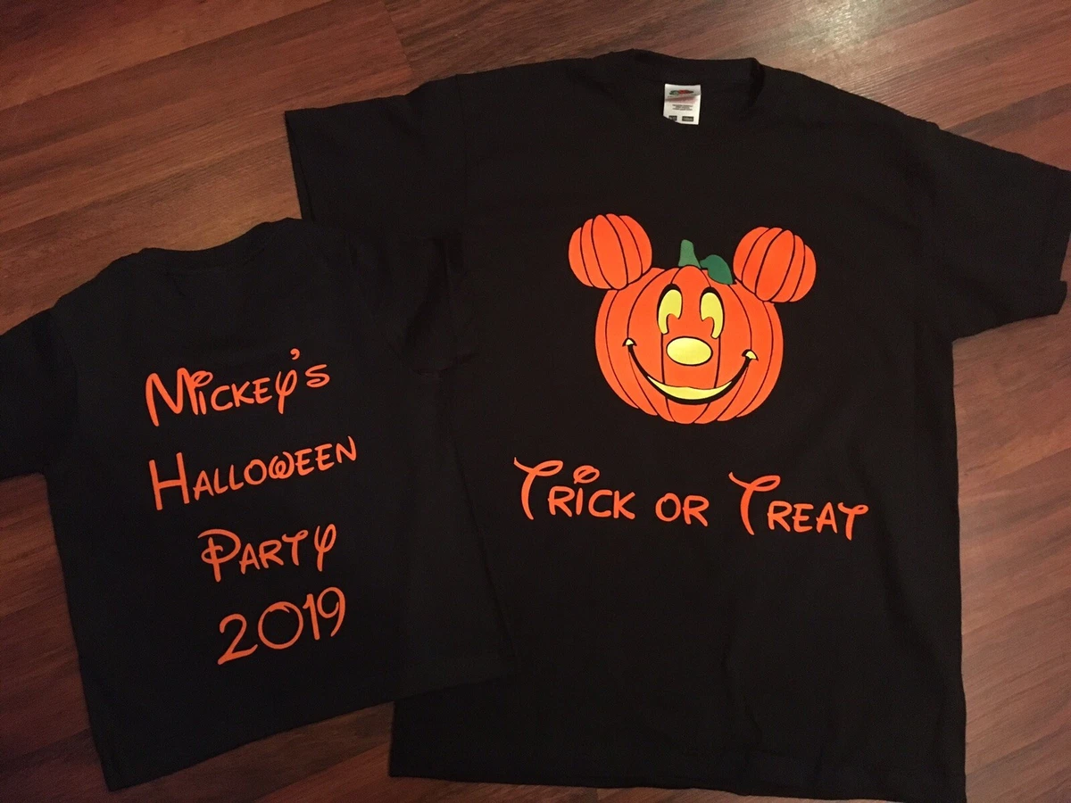 Personalised Mickey s Not So Scary Halloween Party T Shirts Disney