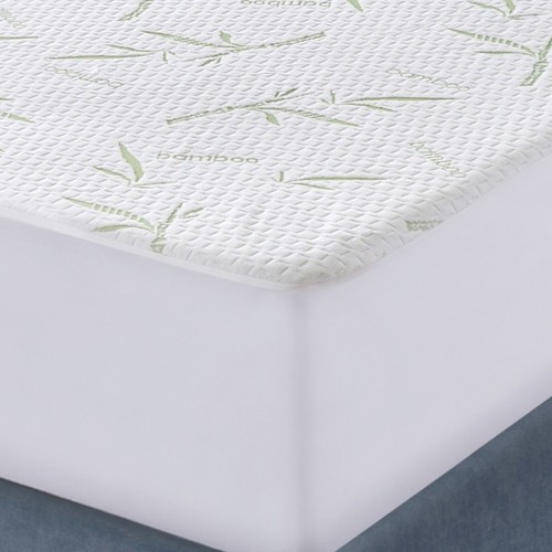 Waterproof Bamboo Mattress Protector Hypoallergenic Breathable Fitted