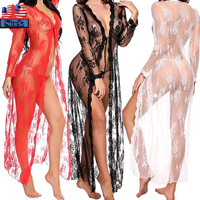 red lace night dress