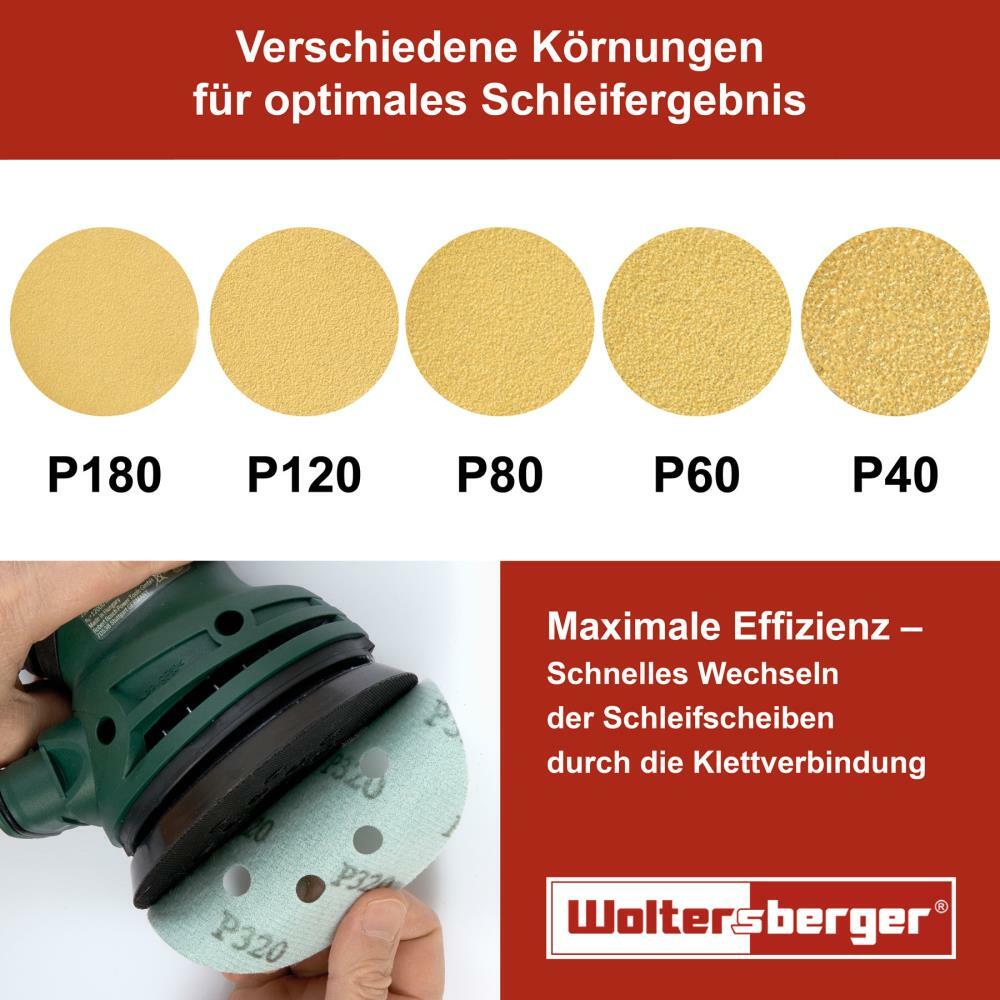 150 Mm Red Exzenter Schleifscheiben Sortiment SET 25