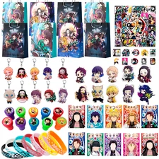Anime Demon Slayer Party Favors,110pcs Demon Slayer Favors Decorations party Bag