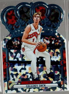 2023-24 Crown Royale Crystal Blue #47 Gradey Dick /99