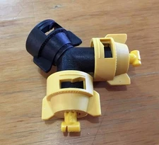 TeeJet Duo QJ90-2-NYR Y Adapter + TT11002 Turbo Wide Angle Flat Tips & Caps