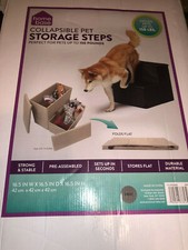 Homebase Collapsible Pet Storage Steps - Gray