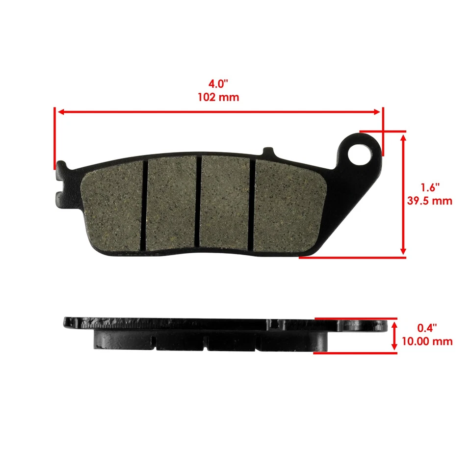 Front and Rear Brake Pads for Honda ST1100 1991-2002 / ST1100A 1992-1995 - Image 3 of 4