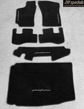 Autoteppich Kofferraum Hutablage Set für Fiat Coupe Turbo Pininfarina sw. silber