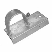 Wood to Metal End Post Adapter, Install Wood Fence Panels with Metal Posts