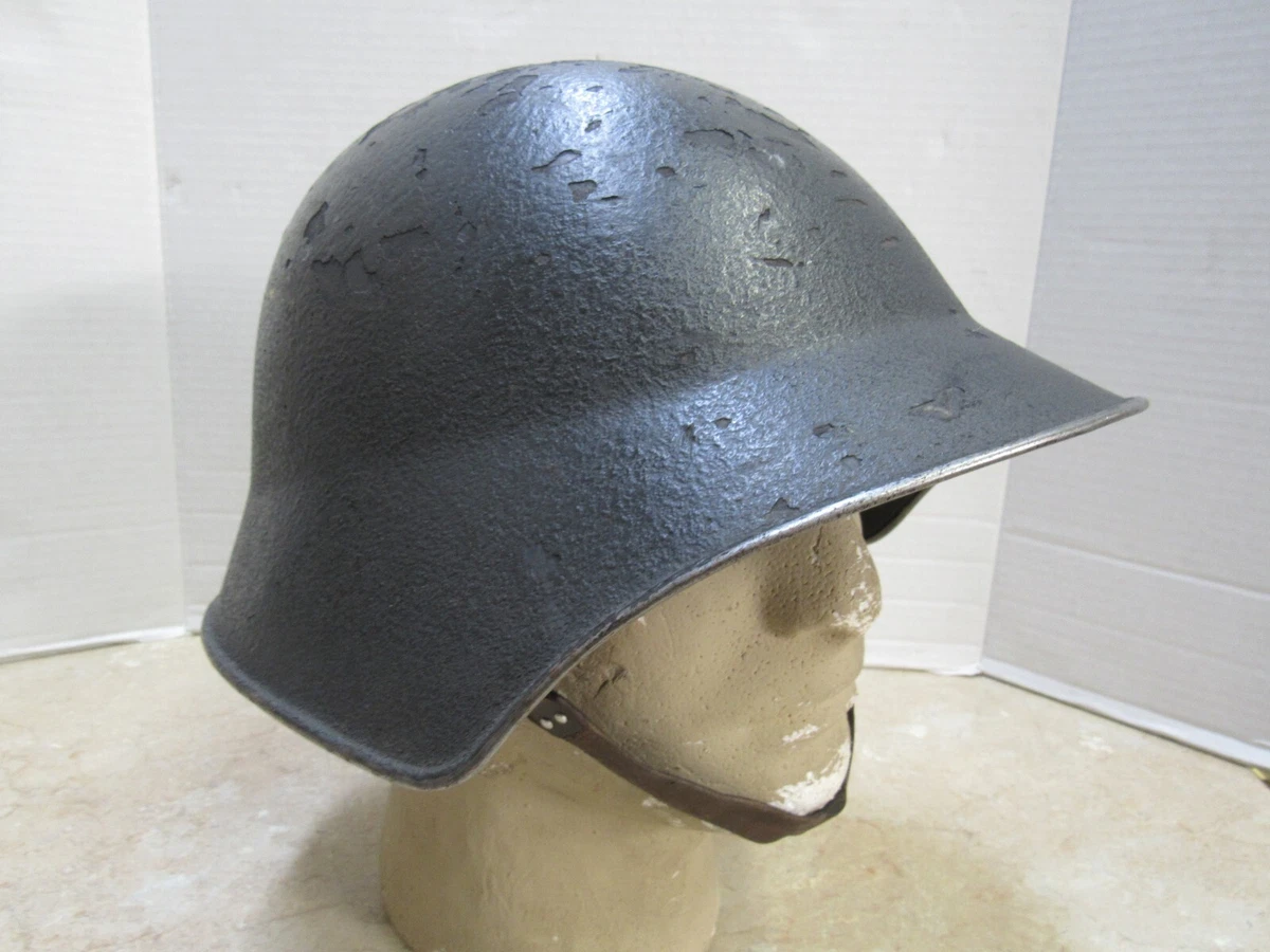 Swiss M18 40 Steel Combat Helmet WW1 WW2 Original W Chinstrap eBay
