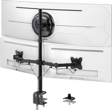Triple Monitor Mount for up to 49" Ultrawide and 32" Monitors per Side Arm, Extr
