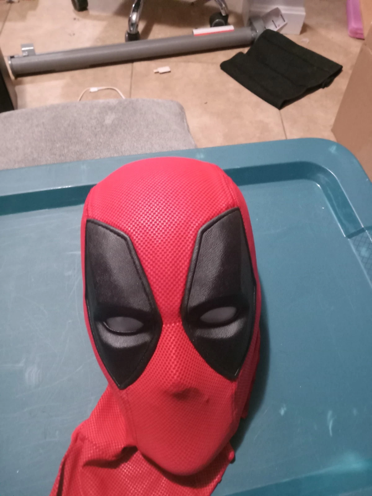 Deadpool Cosplay Mask With Face Shell & Magnetic Eyes (Normal & Joy)