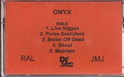 Onyx - Untitled (Cass, S/Sided, Promo) (Very Good Plus (VG+)) - [Location_ rswu]