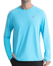 Mens UPF 50 Rash Guard Swim Shirts, Cooling Dry UV Sun Protection Long Sleev...