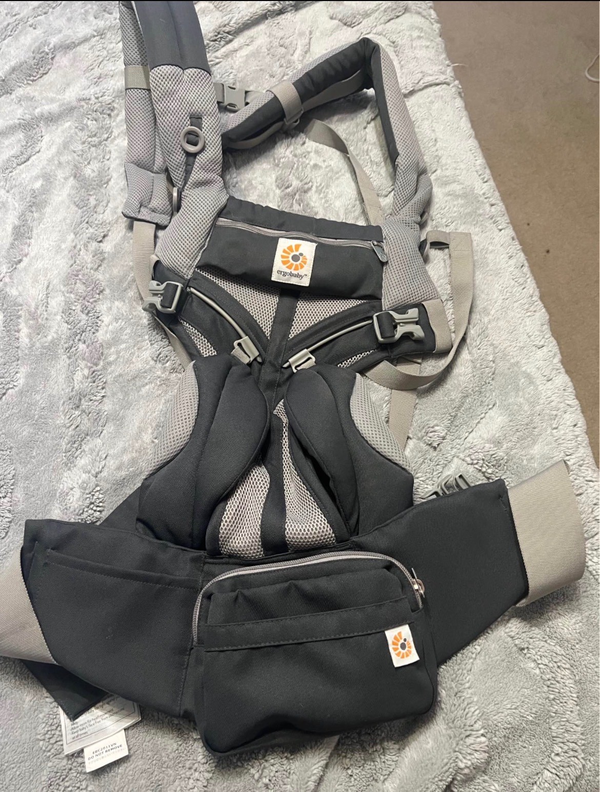 Ergobaby Omni 360 Cool Air Mesh Ergonomic Baby Carrier Pearl Grey