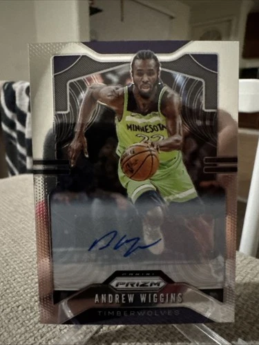 2019-20 Panini Prizm #160 Andrew Wiggins Base Auto