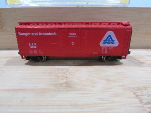 Spur N Atlas 3320 40' Plug Door Box Car Bangor & Aroostook | Zustand: New