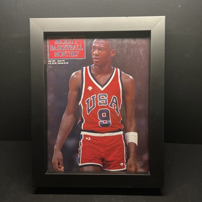 #ad Beckett Basketball Monthly Issue #10 Michael Jordan Framed $129.99