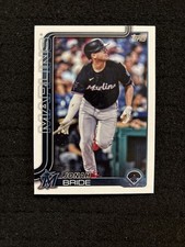2025 Topps Series 2 Jonah Bride #585 Miami Marlins Baseball Card