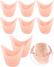 8 piezas protectores de silicona para dedos de los pies fundas para mujeres hombres relleno de zapatos, almohadilla de gel para dedos