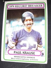 1980 Topps - Paul Krause #4