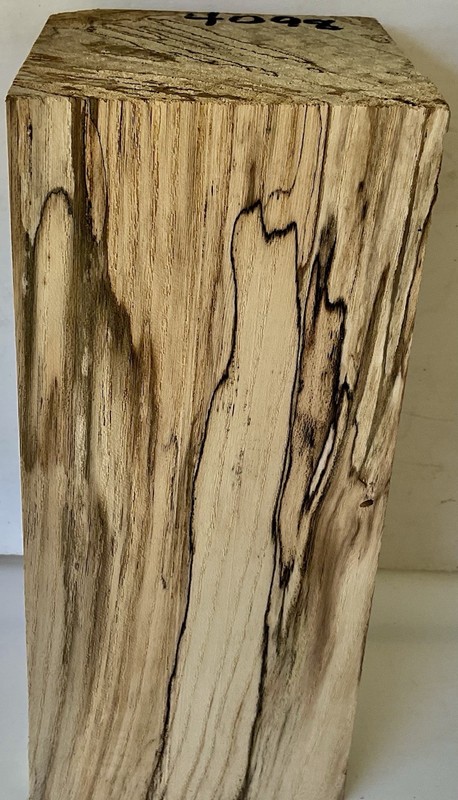 K D Spalted Maple Turning Wood Pen Blank Knife Scales Calls 3 1/2” Sq.x 8” 4098