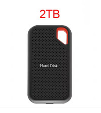 Portable Drive 2TB External Hard Drive Classic Black - PC Laptop and MAC