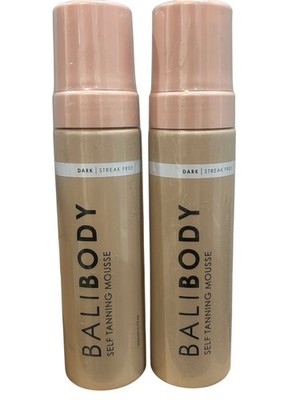 Lot Of (2) BaliBody Dark Self Tanning Mousse - 6.7 fl oz Each