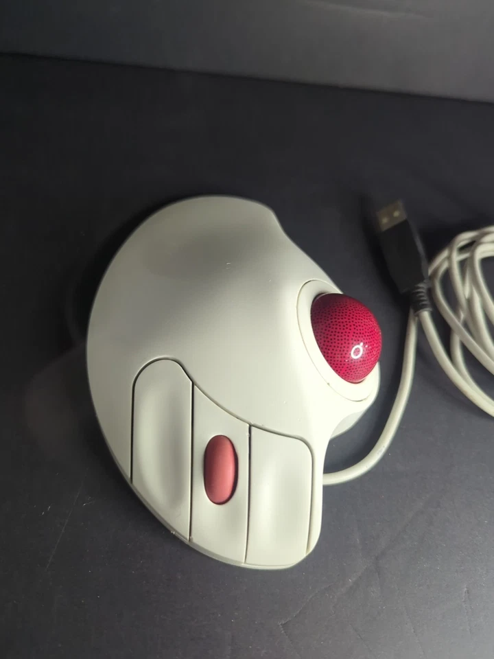 Logitech TrackMan Marble Wheel USB Mouse T-BB13 (804335-0000) Tested & Working! - Image 3 of 4