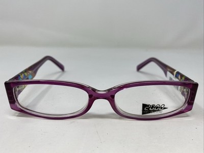 2000 And Beyond 3011 PURPLE 51-16-135 Plastic Full Rim Eyeglasses Frame D557