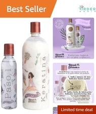 Organic Keratin 1L for Hair Straightening Shine Nourishing Free from Formalde...