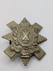 Genuine WW1 Black Watch Royal Highlanders Cap Badge. Antique Vintage Missing Lug