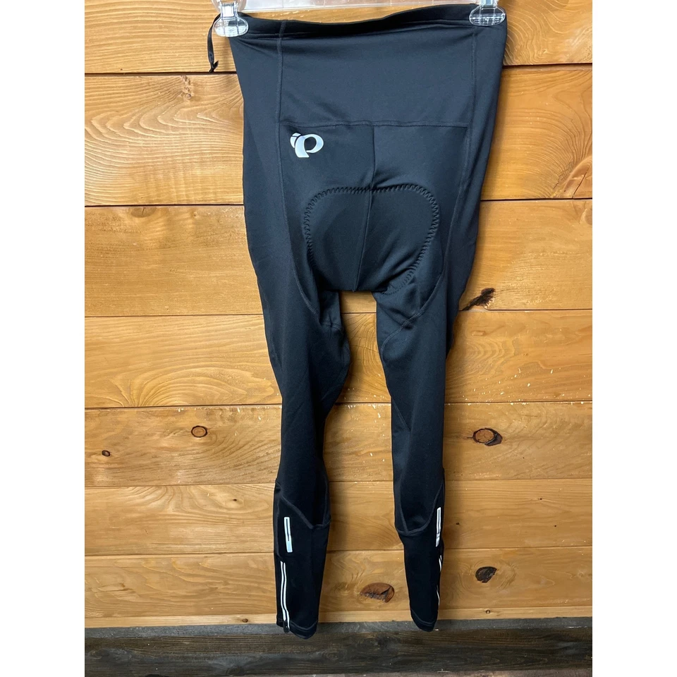 Medias de ciclismo negras Pearl Izumi Select para hombre talla L acolchadas para bicicleta carrera reflectante Foto 3 de 4