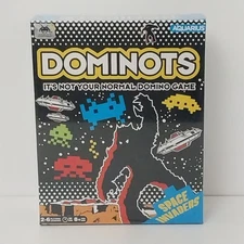 Dominots Space Invaders Glow in the Dark Domino Game 2023 New Factory Sealed