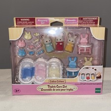 Calico Critters Triplets Care Set CC90722 NUEVO
