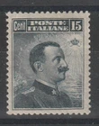 1909 KINGDOM EFFIGY VITTORIO EMANUELE III° 15 c. No. 86 MNH MF129379