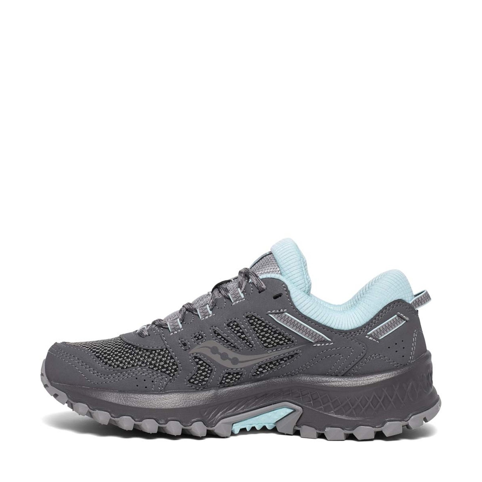 Saucony Women's Versafoam Excursion Tr13 Trail Running Shoe 9.5 Charcoal | Blue thumbnail 3