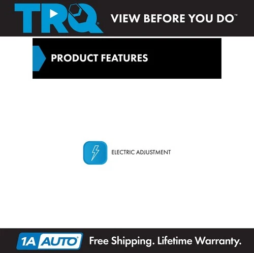 TRQ Right Mirror Passenger Side Fits 2024-2025 Toyota Tacoma TO1321460