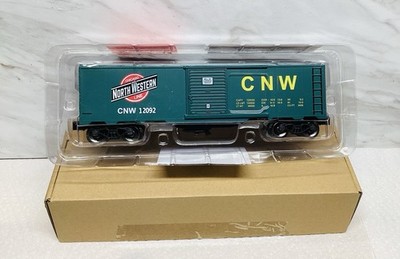 Menards Gold Line 2019 Retired~ O Gauge Chicago & North Western Boxcar (Green)