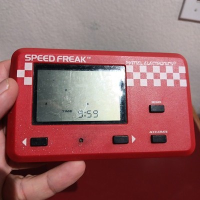 Vintage Mattel Electronics Speed Freak Handheld LCD Game 1982 New Batteries Read
