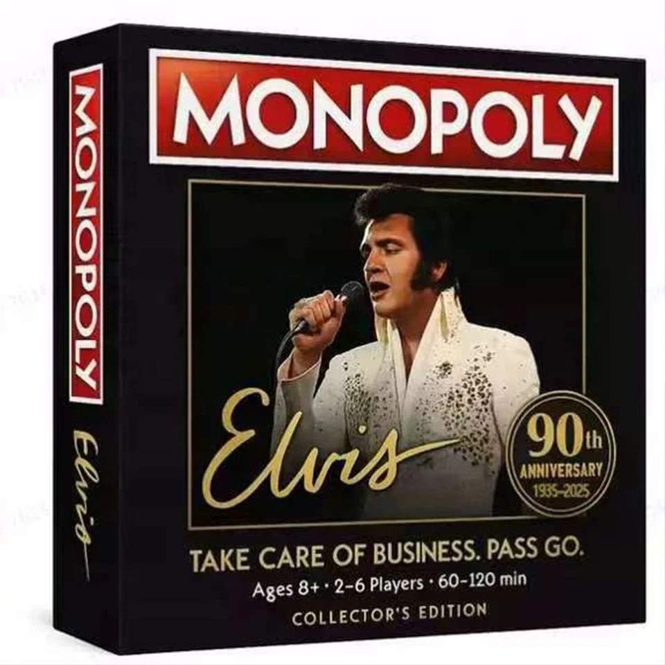 Monopoly Elvis King of Rock and Roll Edition Board Game Funny - Image 2 of 4