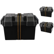 PowerGuard Vented Marine Battery Box for Boats, RVs & Trailers - 12V 27 Series