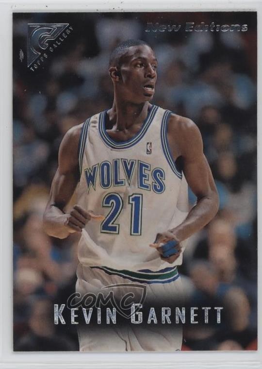 1995-96 Topps Gallery New Editions Kevin Garnett #41 HOF 0p6y
